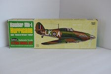 Vintage Guillow's Hawker Mk-1 WWII Battle of Britain Fighter Model Kit 506 New