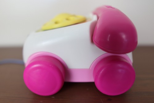 Lot of 3 Vintage 2000 Fisher Price "Chatter" Toy Telephones on Wheels - Picture 3 of 16