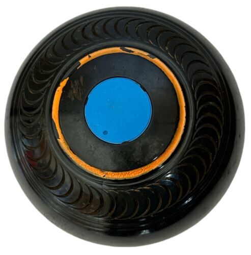 Taylor-Rolph Tyrolite Bowls Lawn x 1, Black, Size 5, Bias 3, Vintage Stamped 82 - Picture 3 of 6
