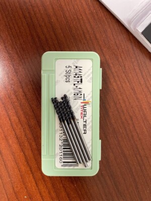 WALTER TITEX A1149TFL-1/16IN 5PC JOBBER DRILL BIT HSS
