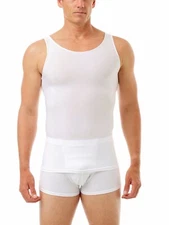 Underworks Ultra Light Microfiber Mens Compression White Tank Size XS