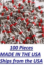 100 Ea Valve Stem Core Tire Pressure Sensor Cores Tpms Universal Bulk Lot Va-01