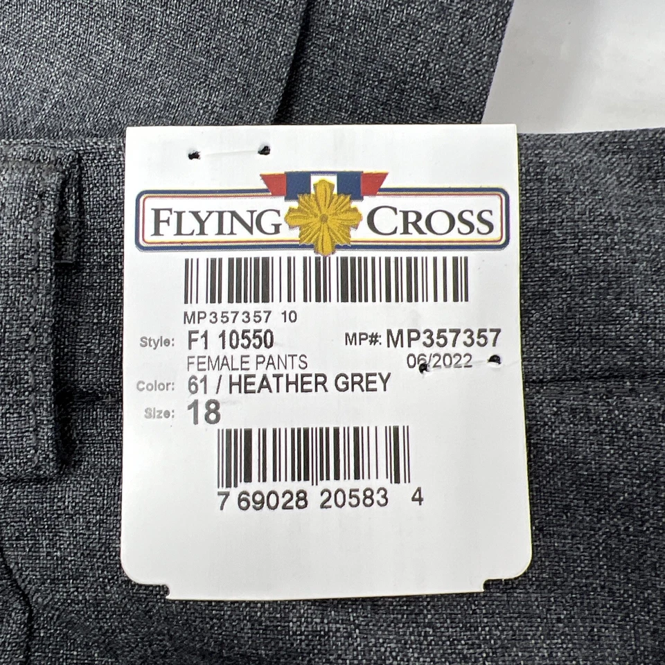 Pantalones Flying Cross para mujer talla 18 gris jaspeado (F1 10550) ¡¡Envío gratuito!!! Foto 3 de 4