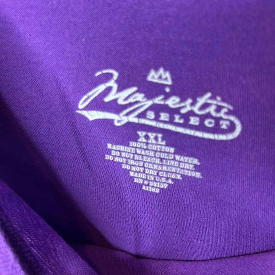 Camiseta Los Angeles Lakers XXL Majestic Select Púrpura Respect The Lake Show RARA Foto 3 de 4