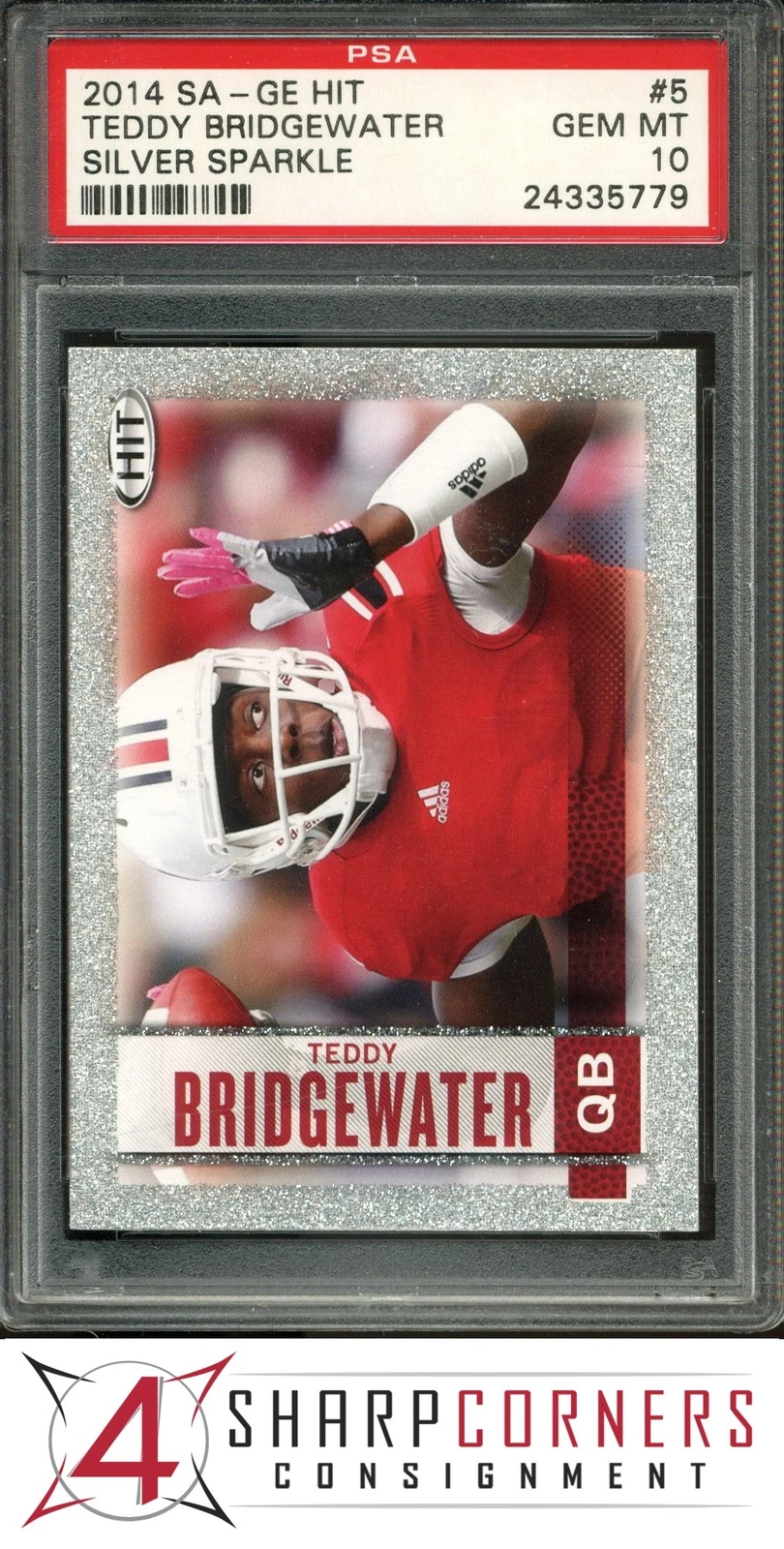 Teddy Bridgewater SA-GE Hit #5 Silver