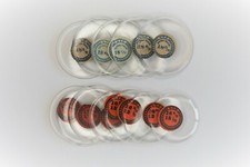 16 Ligne Thick NOS Open Face Pocket Watch Crystals- Beveled Edge