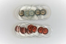 16 Ligne Thick NOS Open Face Pocket Watch Crystals - Smooth Edge