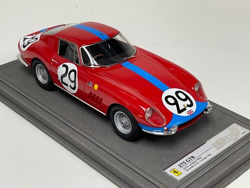 1/18 BBR Ferrari 275 GTB 1966 LeMans Auto #29 Ledersockel limitiert auf 150 Stück - Bild 5 von 8