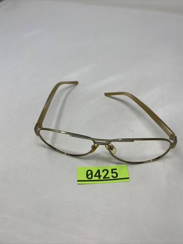 Ralph Lauren Sunglasses Frame RA4004 101/T5 59-13-130 Gold/Beige Full Rim 0425 - Picture 8 of 8