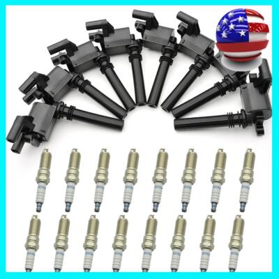8x Ignition Coil 16x IRIDIUM Spark Plug Set for Dodge Ram 1500 2500 3500 5.7L V8