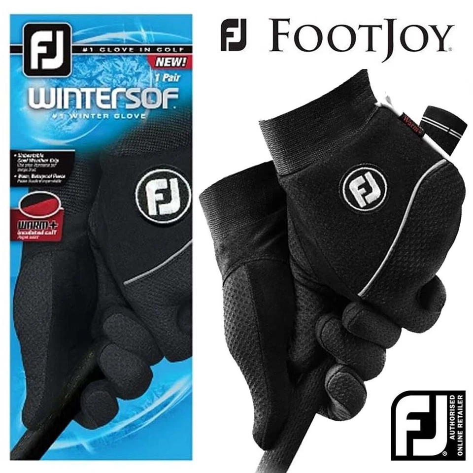 FootJoy Wintersof Herren Golfhandschuhe Paar schwarz (Vorgängergeneration)