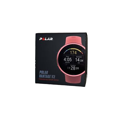 Polar Vantage V2 GPS Watch - Red M/L