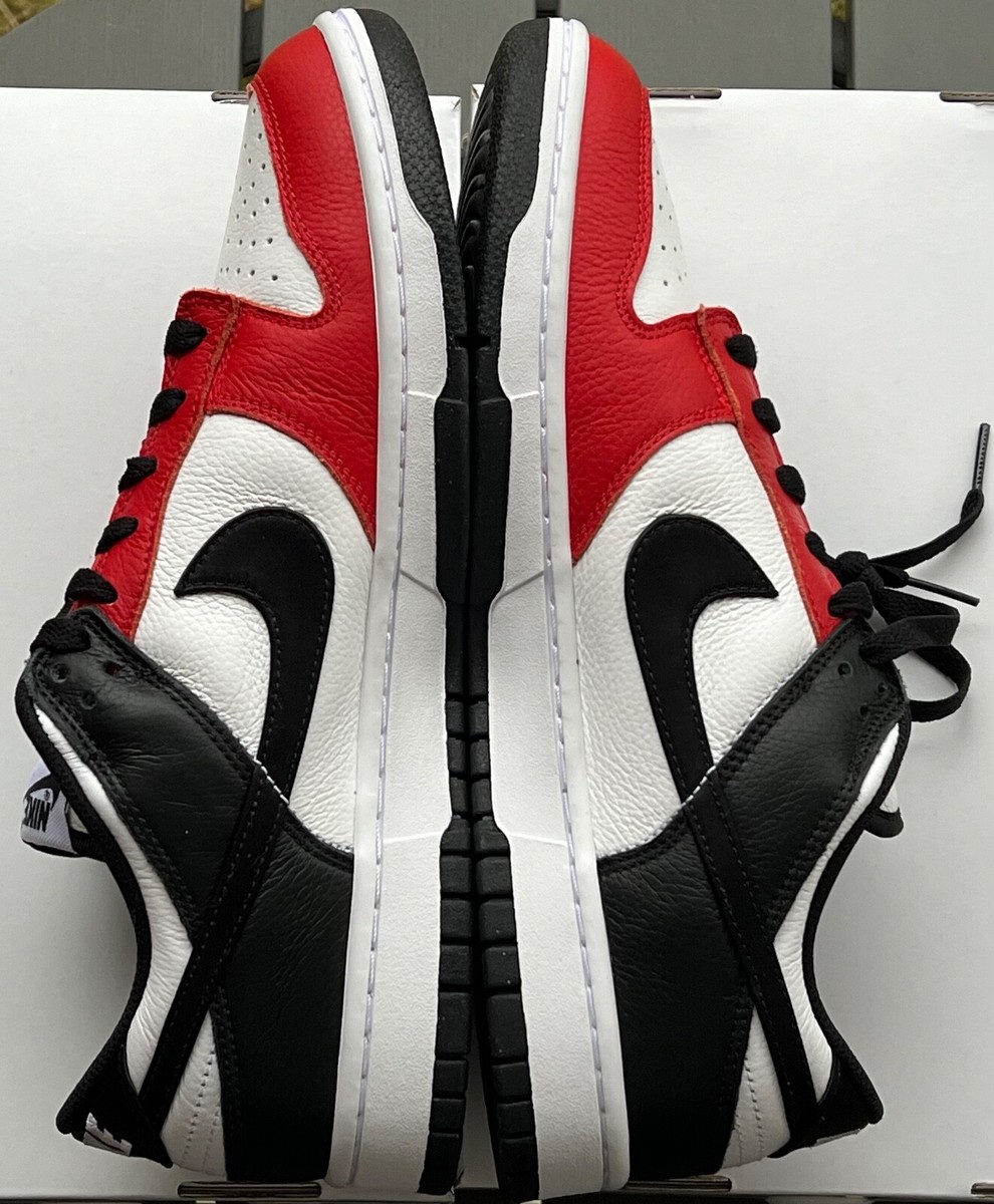 Nike Dunk Low ID By You Custom Sneaker Chicago BRED SB Men 10.5