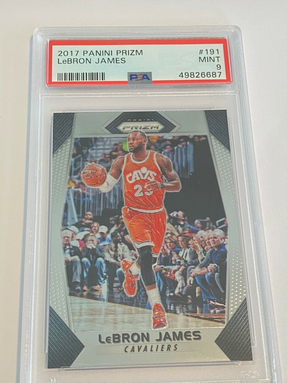 2017 Lebron James Panini Prizm #191 PSA 9 Mint