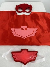 PJ MASKS Costume OWLETTE Cape, Mask, LIGHT UP TALKING SOUNDS Belt Child Size