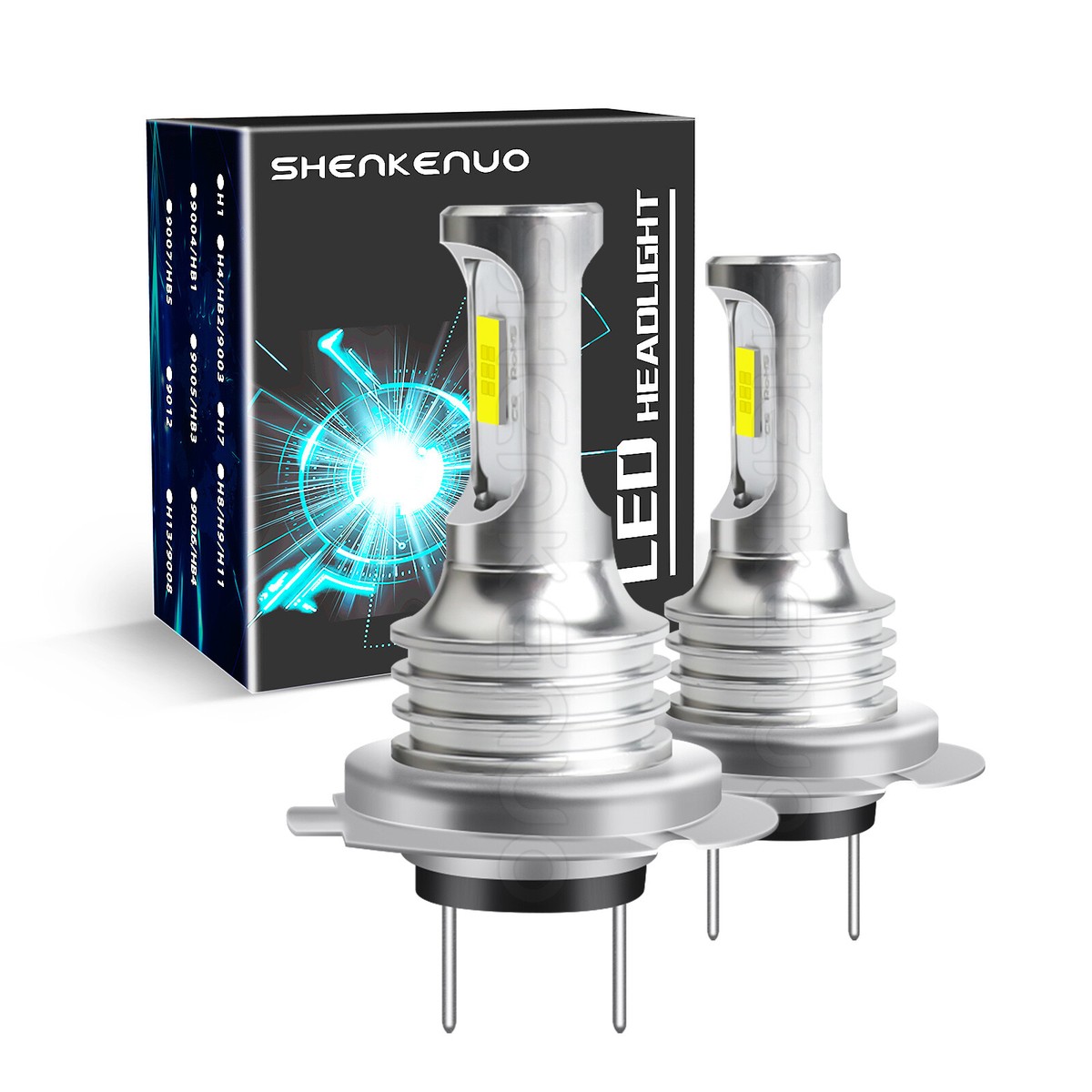 For Kawasaki Ninja 300 EX300 2013-17 - 2x H7 LED Headlight Bulbs