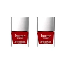 Butter London Patent Shine 10x Nail Lacquer Her Majesty's Red, 0.4 fl oz  2 Pack
