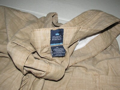 Nat Nast Summer Khaki Cargo Cotton Shorts Sz 48 Casual Men Man Vacation New NWT