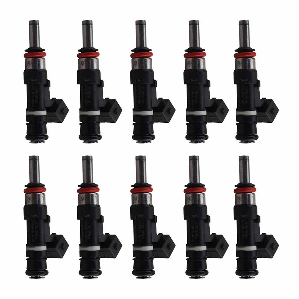 Inyector de combustible 10 piezas para BMW M5 M6 5,0 L 2006-2010 0280158036 13647839098 Foto 4 de 4
