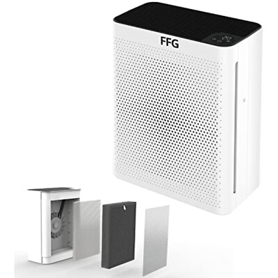 3-In-1 True Hepa Air Purifiers Home Large Room 930 Sq Ft Medical Grade H13 Timer