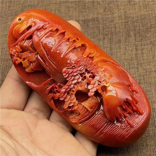 Chinese antique Huanglong jade carving pendant new - Imagen 7 de 9