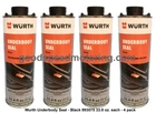 Wurth Underbody Seal  - Paintable Undercoating - 4 Pack - 893075 - 33.8oz Each