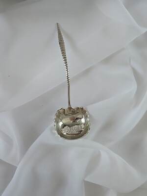 #ad #ad Whiting Mfg 1880#x27;s Twisted Handle Sterling Cream Ladle 23 gms 6.5quot; $149.99