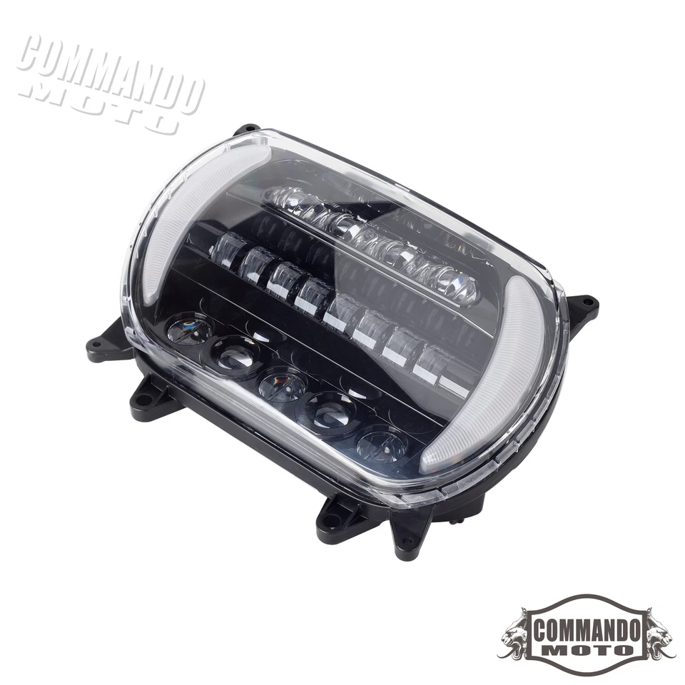 LED Headlight Assembly Kit For Harley Road Glide Limited Special Ultra 2015-2024 - Image 4 of 4