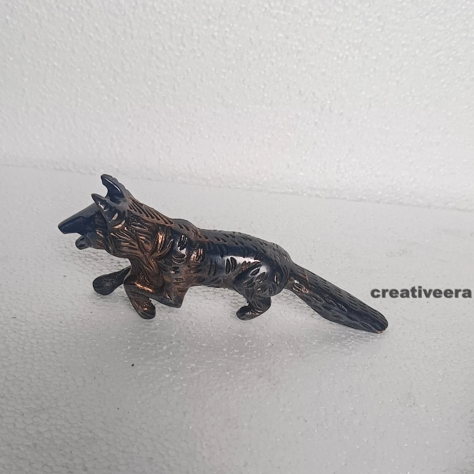 Men's Choice Wolf Vintage Brass Antique Designer Handle For Walking Stick Cane - Image 2 of 4