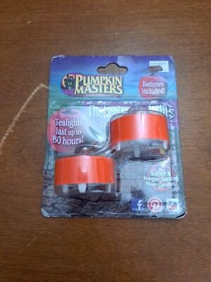 Pumpkin Masters Flickering Tealights