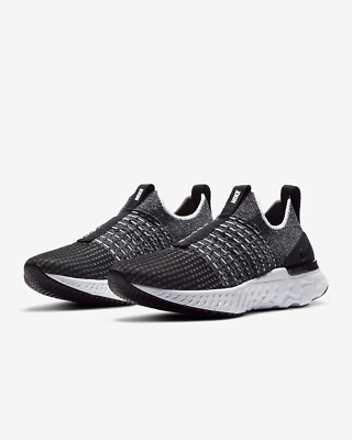 Nike WMNS React Phantom Run Flyknit 2 ''Black/White'' CJ0280-002 New [US 5-11]