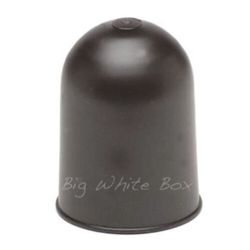 Black Tow Bar / Ball Cover – Plastic Cap – Car Towing Hitch Towball – 50mm - 第 1/1 張圖片