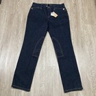 Ralph Lauren Jeans Women's 10 New Western Denim Ranch Rodeo Saddle Riding Pants