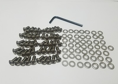 50 Stainless Button head VW Bug or Beetle Tins Engine Sheet Metal Bolts 49-78