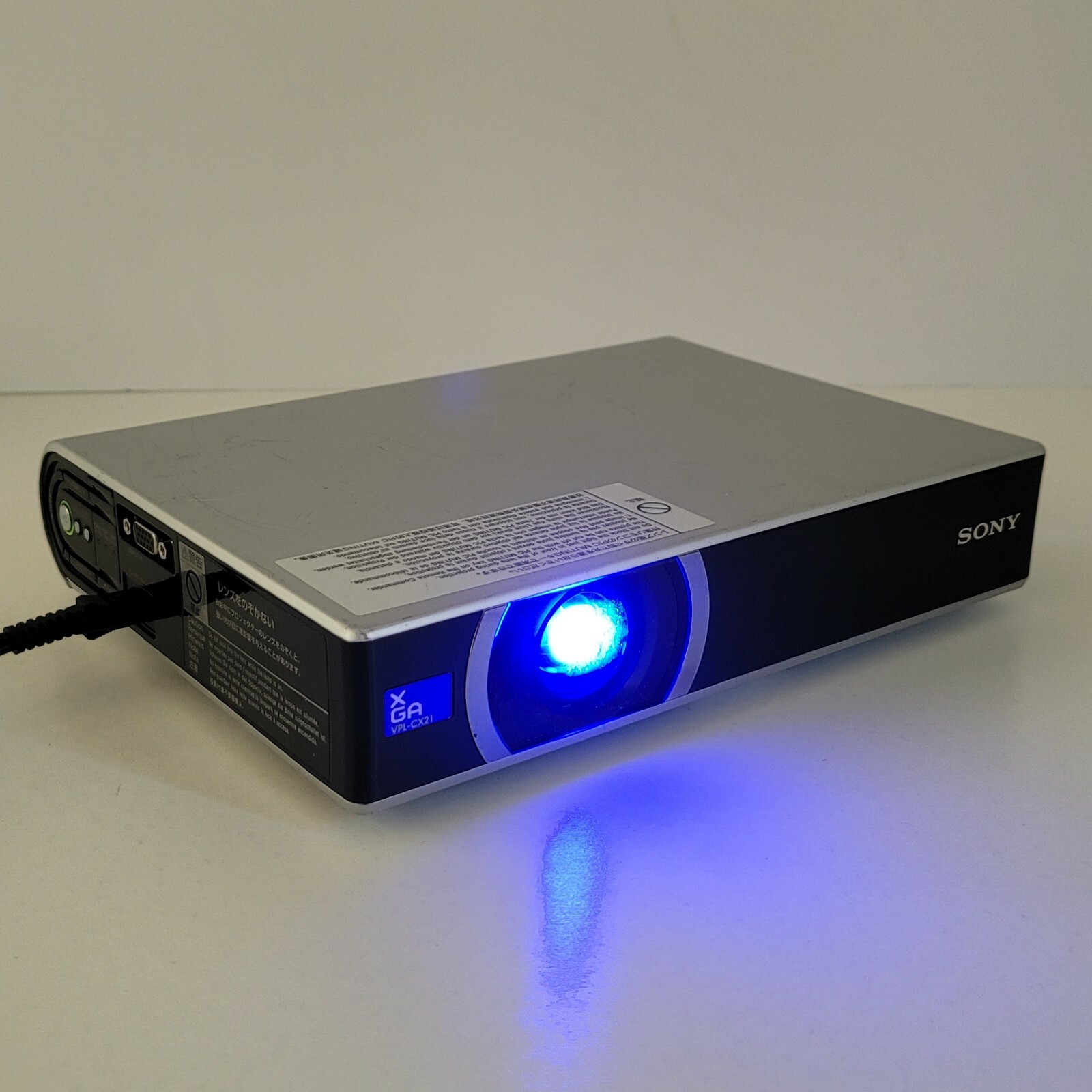 Sony VPLCX21 3LCD Data Projector with VGA Cable and Power Cord eBay