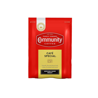 Café Special Pre-Measured Coffee Packs, Medium Dark Roast, 2.5 Ounce Bag (Box of
