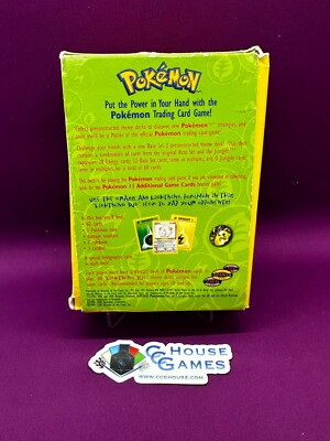 Pokemon TCG Base Set 2 Lightning Bug Theme Deck EMPTY  BOXCollectible*CCGHouse*BJ | eBay