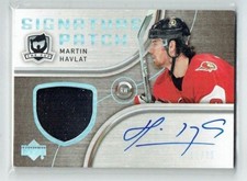 05-06 UD Upper Deck The Cup Signature Patches  Martin Havlat  /75  Patch  Auto