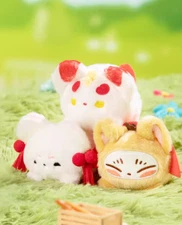 Official You Shou Yan Tony Sibuxiang Plush 10Cm Pull-Wire Movable Pendant Doll