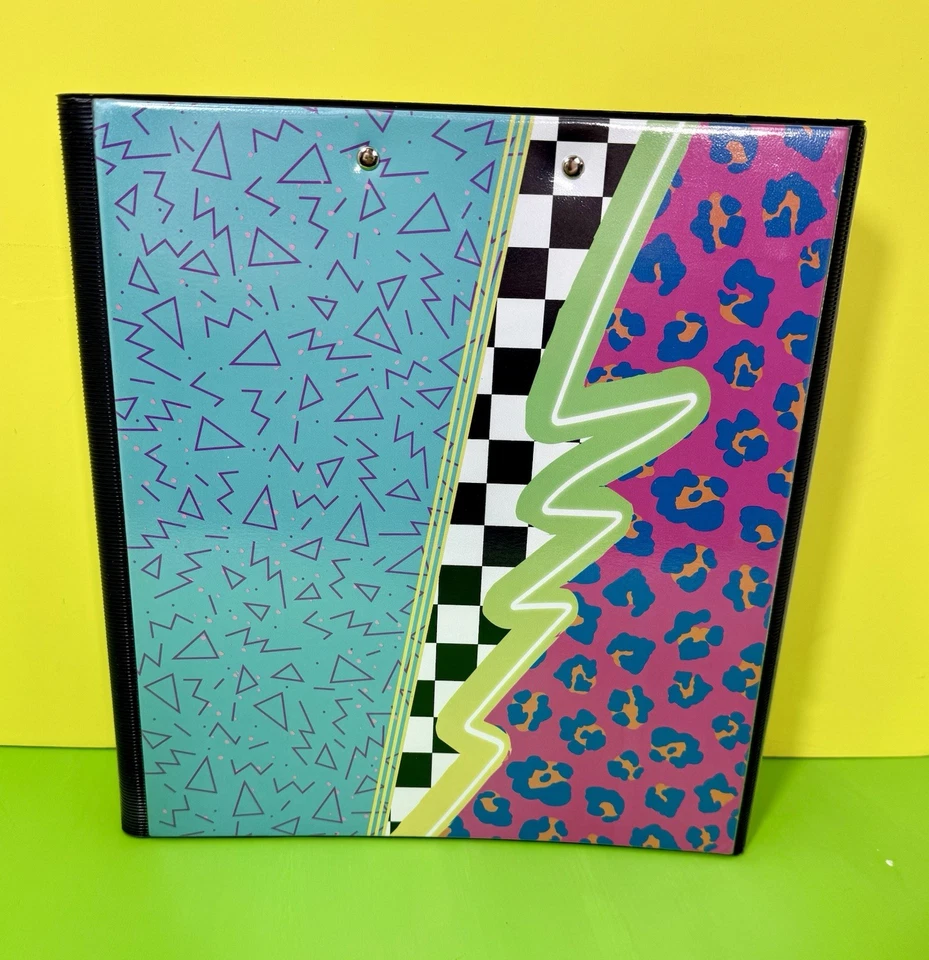 Carpeta de 3 anillas Mead Trapper Keeper con 2 carpetas estilo retro años 80 2021 remake años 90 Foto 4 de 4