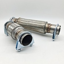 Exhaust  Flexipipe 3" x 8" 200 x 76mm Clamp on DownPipe Flexi + U-Bolt clamps