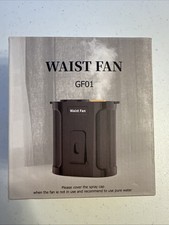 4000mAh Portable Waist Clip Fan Hanging Cooling USB Rechargeable Power Bank Fan