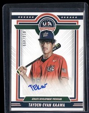 2022 Panini Stars & Stripes USA Baseball Tayden-Evan Kaawa /499 #ADP1-TK
