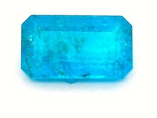 3.92Ct UNHEATED NEON BLUE APATITE GEMSTONE FROM BRAZIL