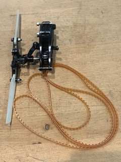 Hirobo Shuttle Tail Rotor Assembly & Drive Belt