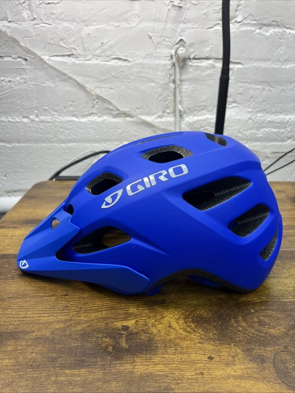 Giro Fixture Adult Universal Fit Recreational Cycling Helmet Matt Trim Blue