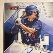 Topps 2024 Bowman's Best Autograph Insert Kellon Lindsey Dodgers #B24-KL