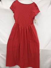 A New Day Women's Backless Eventing Gown Red Size M