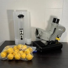 SKLZ Pro Lightning Bolt Automatic Pitching Machine 21 Balls No Adapter - Working