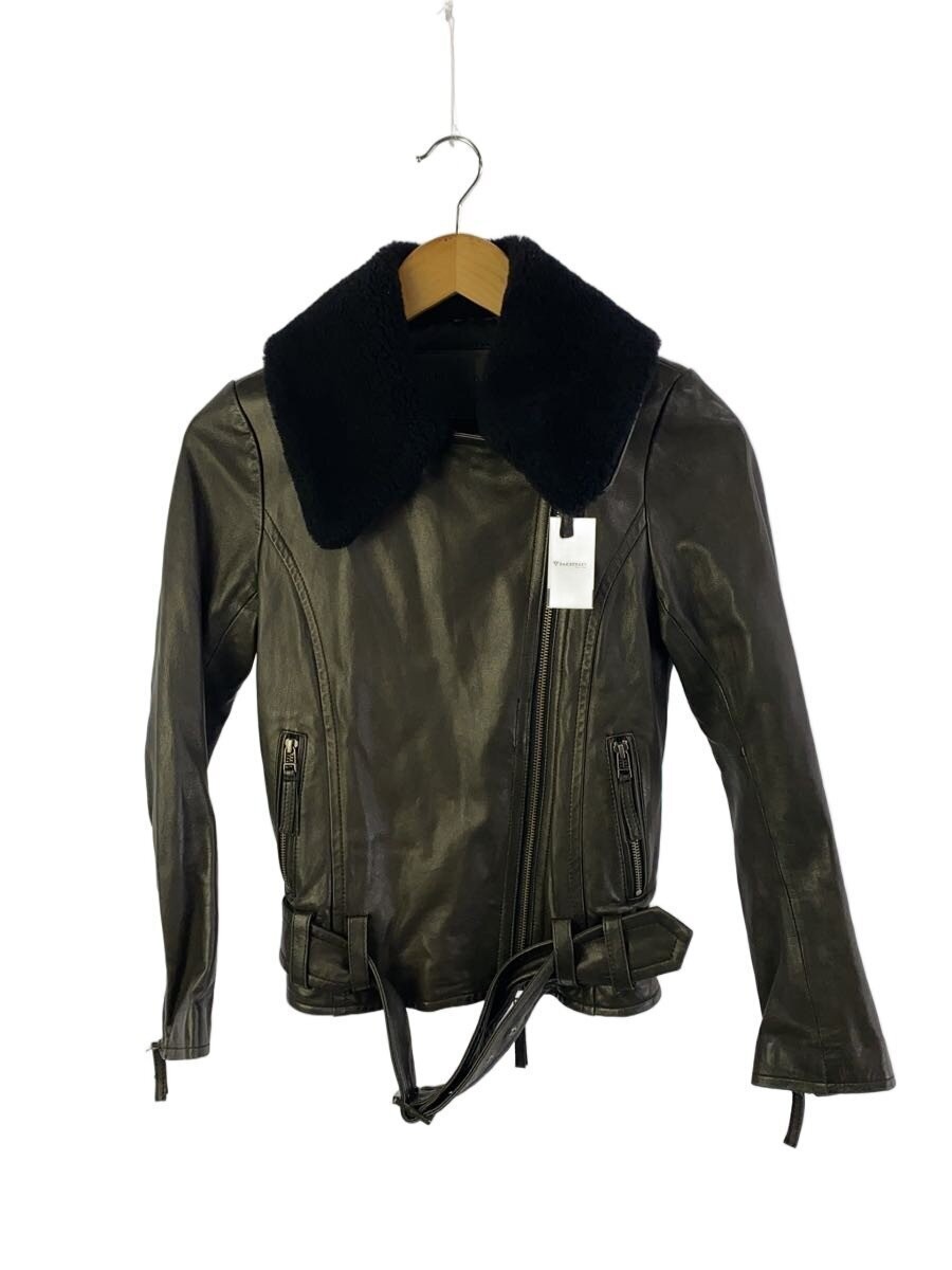 Diagram Double Riders Jacket/-/Sheep Leather/Blk/Plain// 3566